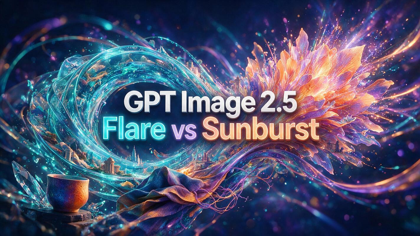 GPT Image 2.5 Flare vs Sunburst: What 2K Renders and Repeated Edits Revealed