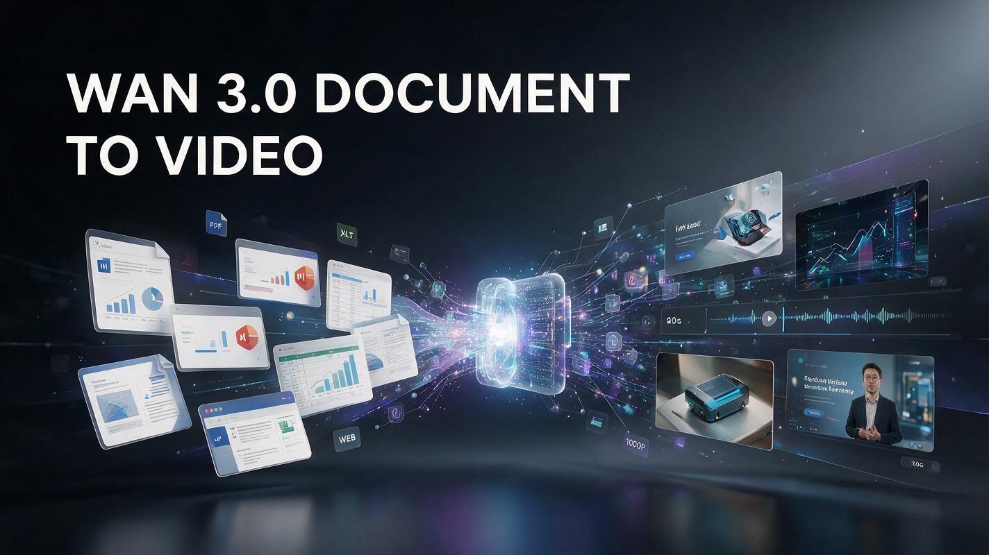 Wan 3.0 Document to Video: PDF, PPT & Web Guide